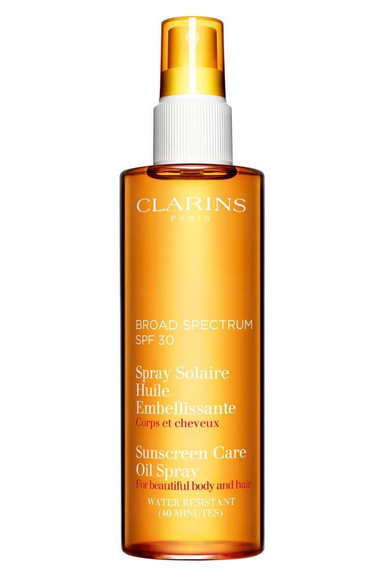 Sunscreen Care Oil Spray SPF 30 for Skin & Hair, Main, color, NO COLOR