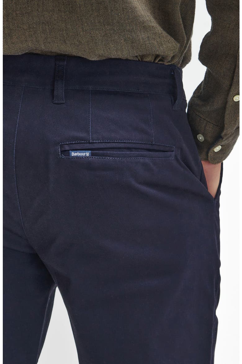 Sueded Sateen Tailored Trousers, Alternate, color, DARK NAVY