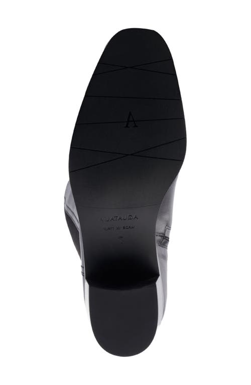 Aquatalia Ricarda Weatherproof Knee High Boot In Black
