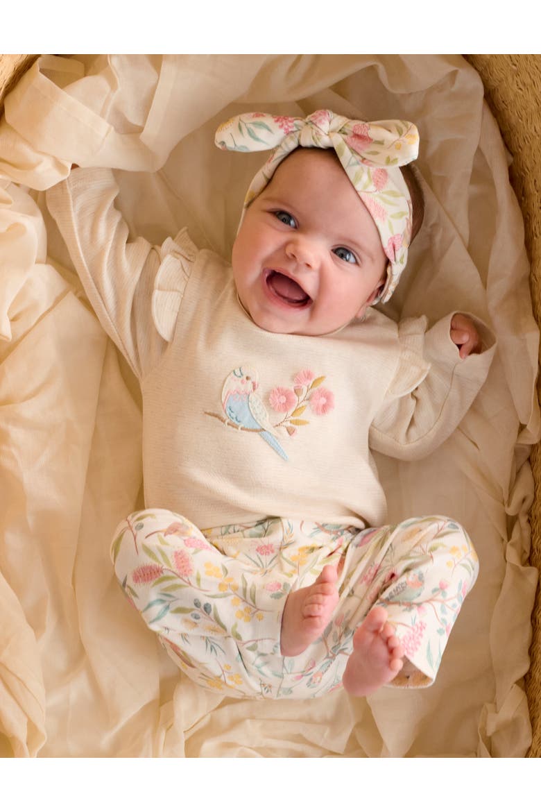 3 Piece Australiana Set with Headband, Alternate, color, Aviary Garden