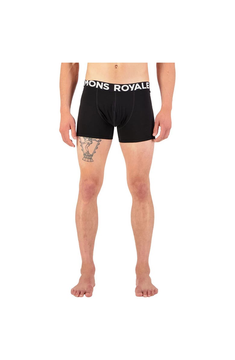 Mons Royale Hold 'Em Shorty Boxer - Men's, Main, color, Black Ii
