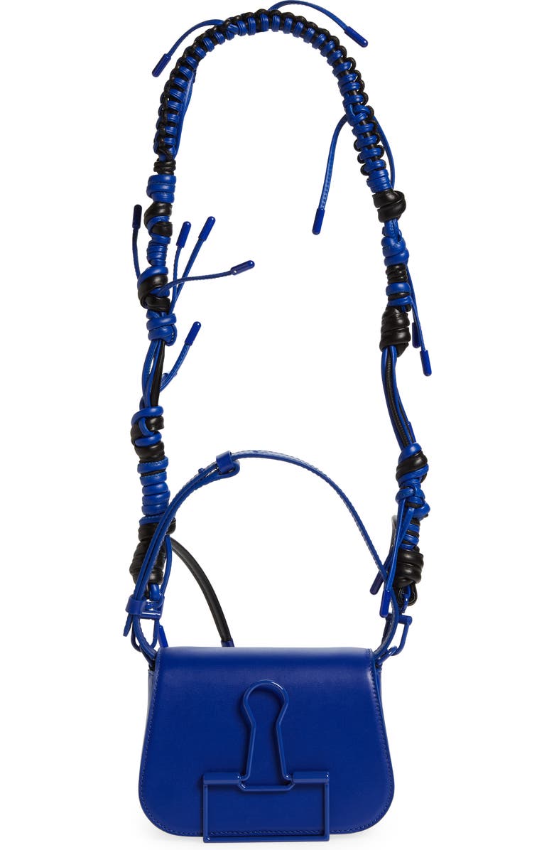 Off-White Skeleton Binder Clip Crossbody Bag, Main, color,