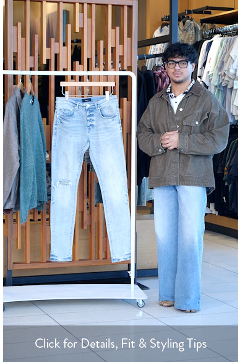 P001 Worn Reflective Skinny Jeans video