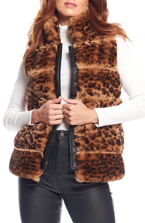 Posh Faux Fur Puffer Vest