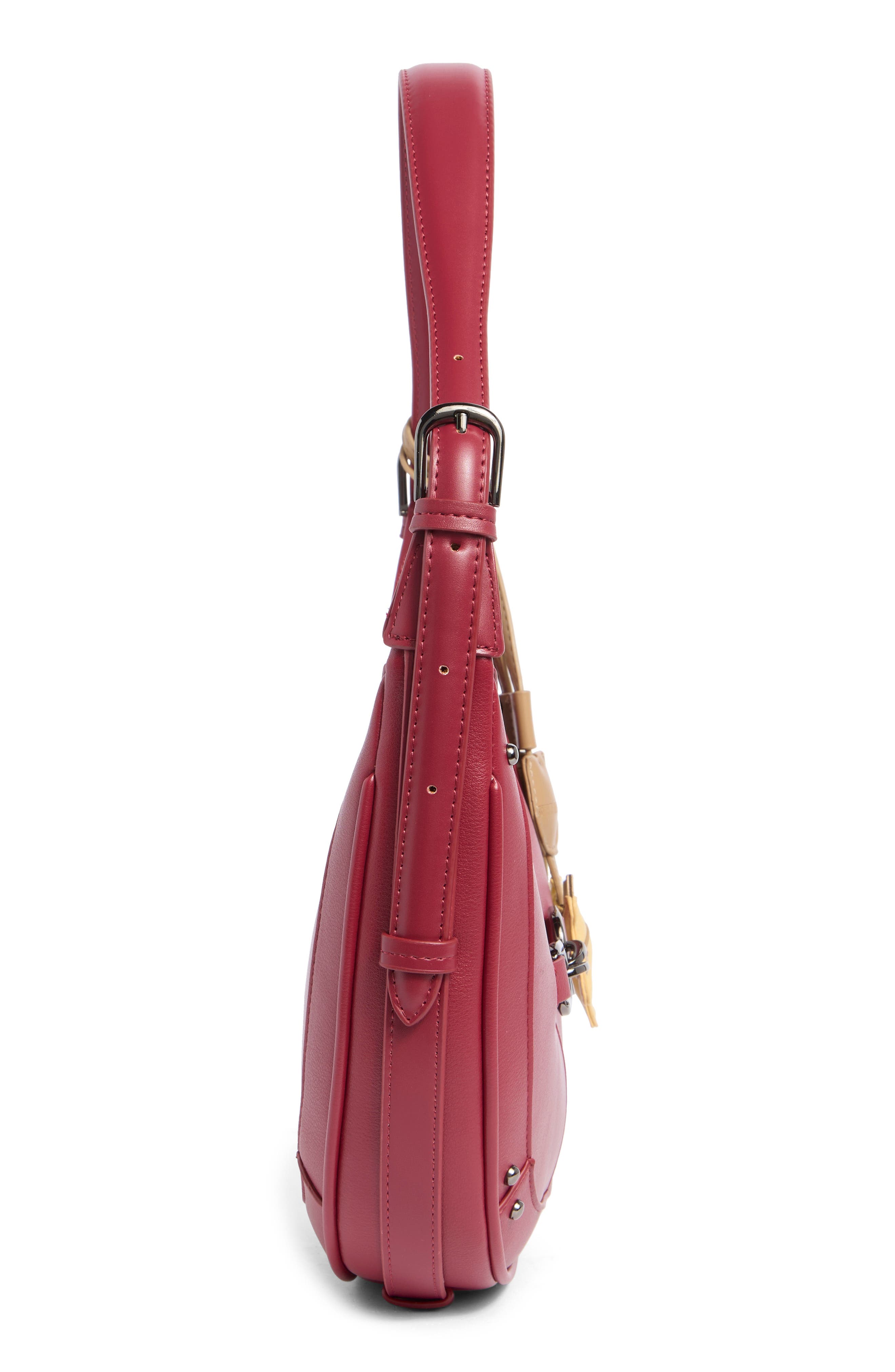 Carter Shoulder Bag, Alternate, color, CRANBERRY