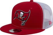 New Era Men's New Era Red Tampa Bay Buccaneers Core Team 9FIFTY Trucker Snapback Hat