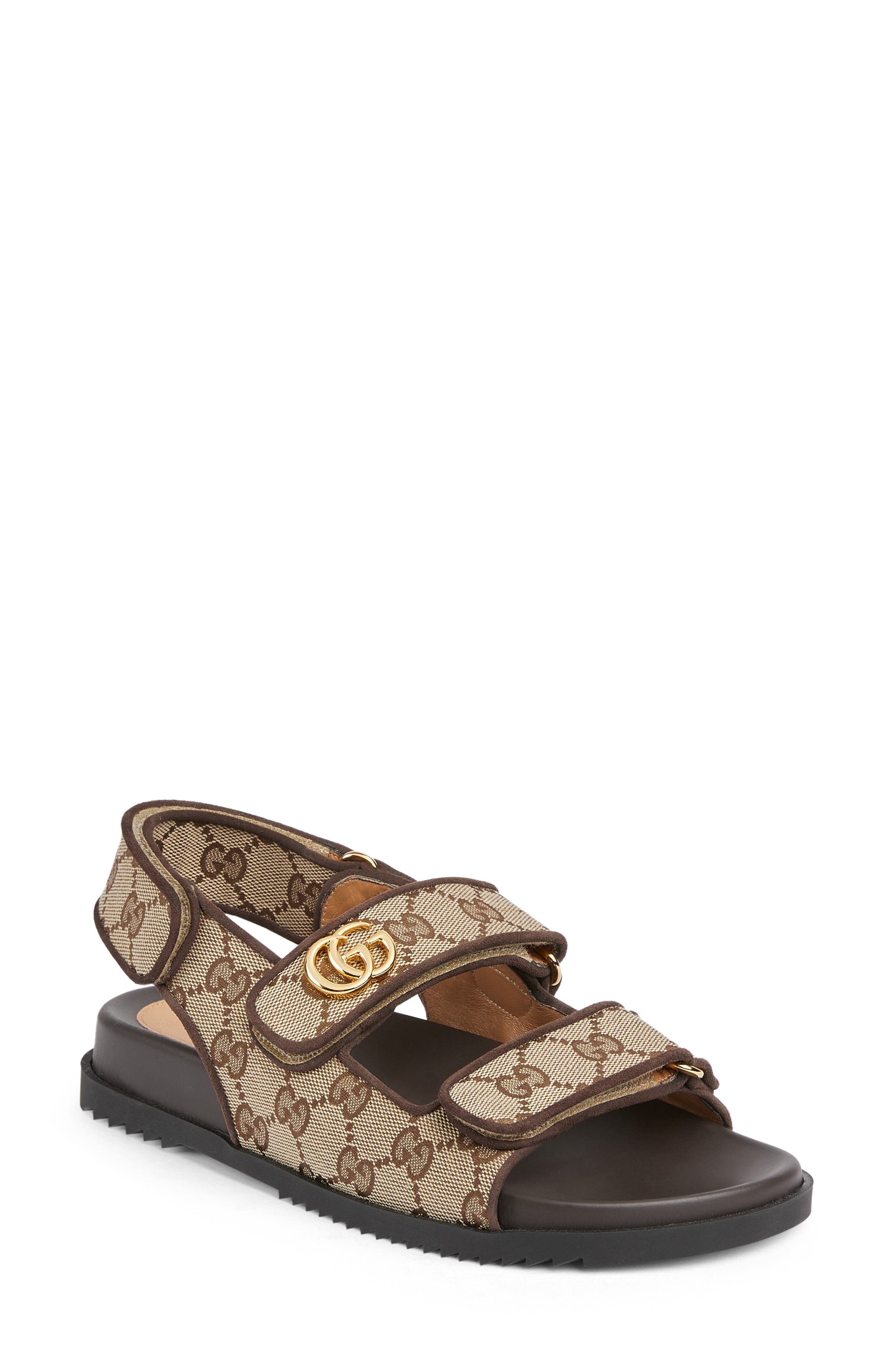 Gucci Moritz GG Supreme Canvas Sandal, Main, color, 