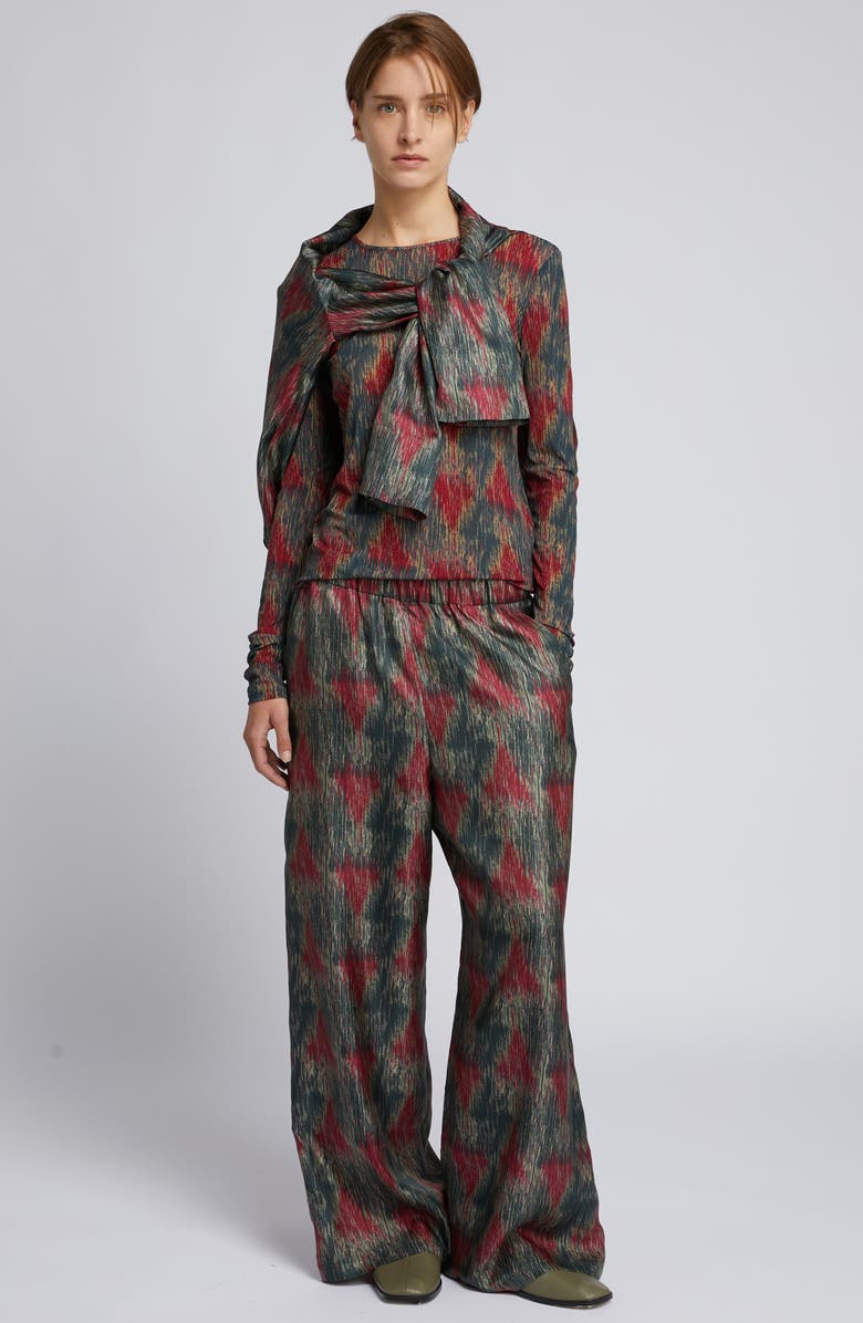 MM by Max Mara Dent Long Sleeve Top, Alternate, color, Dark Grey