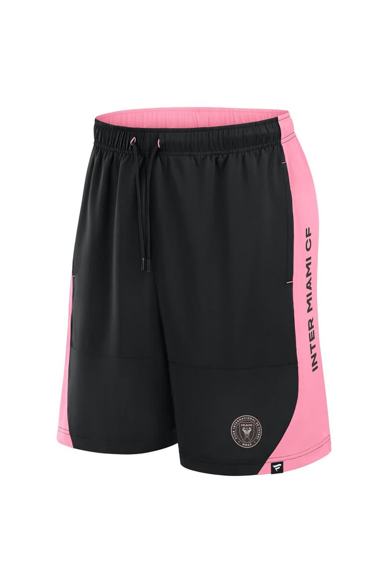 Men's Fanatics Black Inter Miami CF Throw-In Shorts, Alternate, color, Black