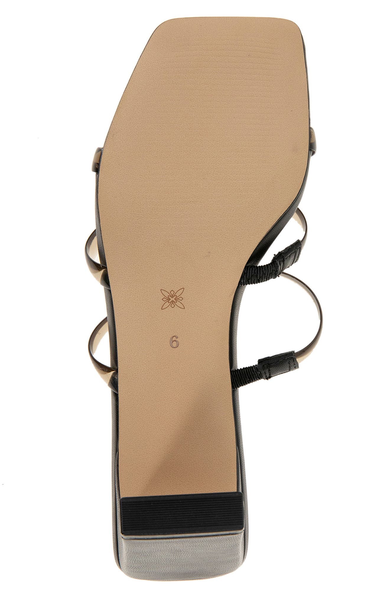 Falla Strappy Mule Sandal, Alternate, color, BLACK/ SMOKE