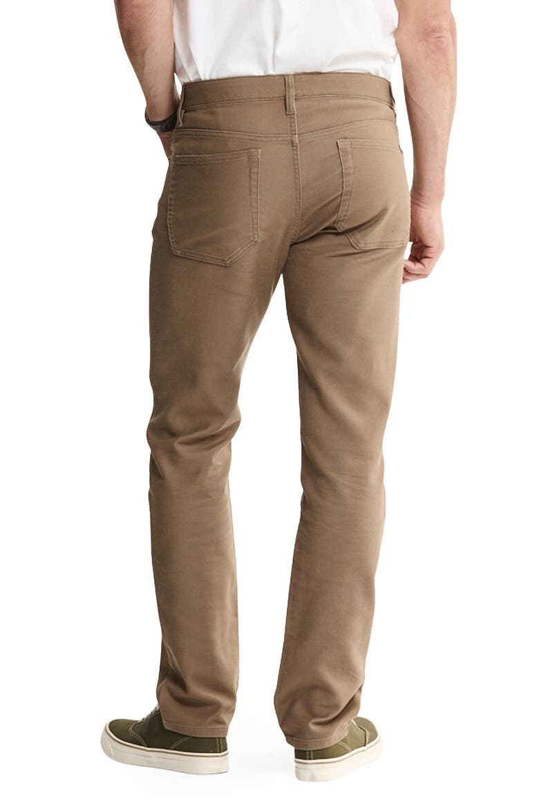 Stretch Straight Leg Pants, Alternate, color, BROWN