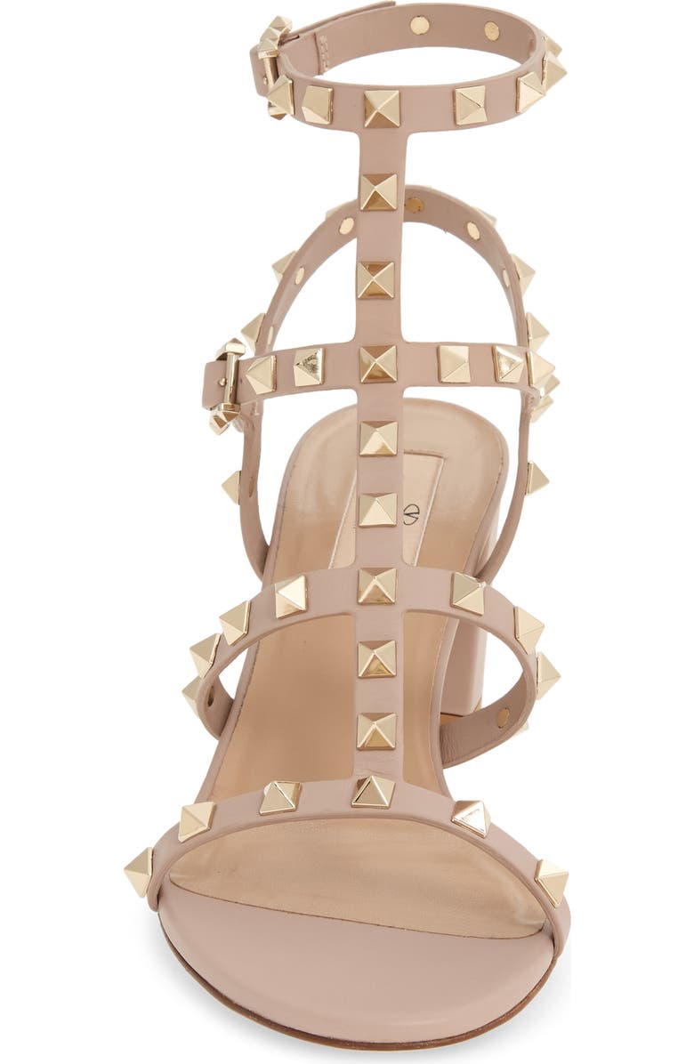 Valentino Garavani Rockstud Block Heel Sandal, Alternate, color,