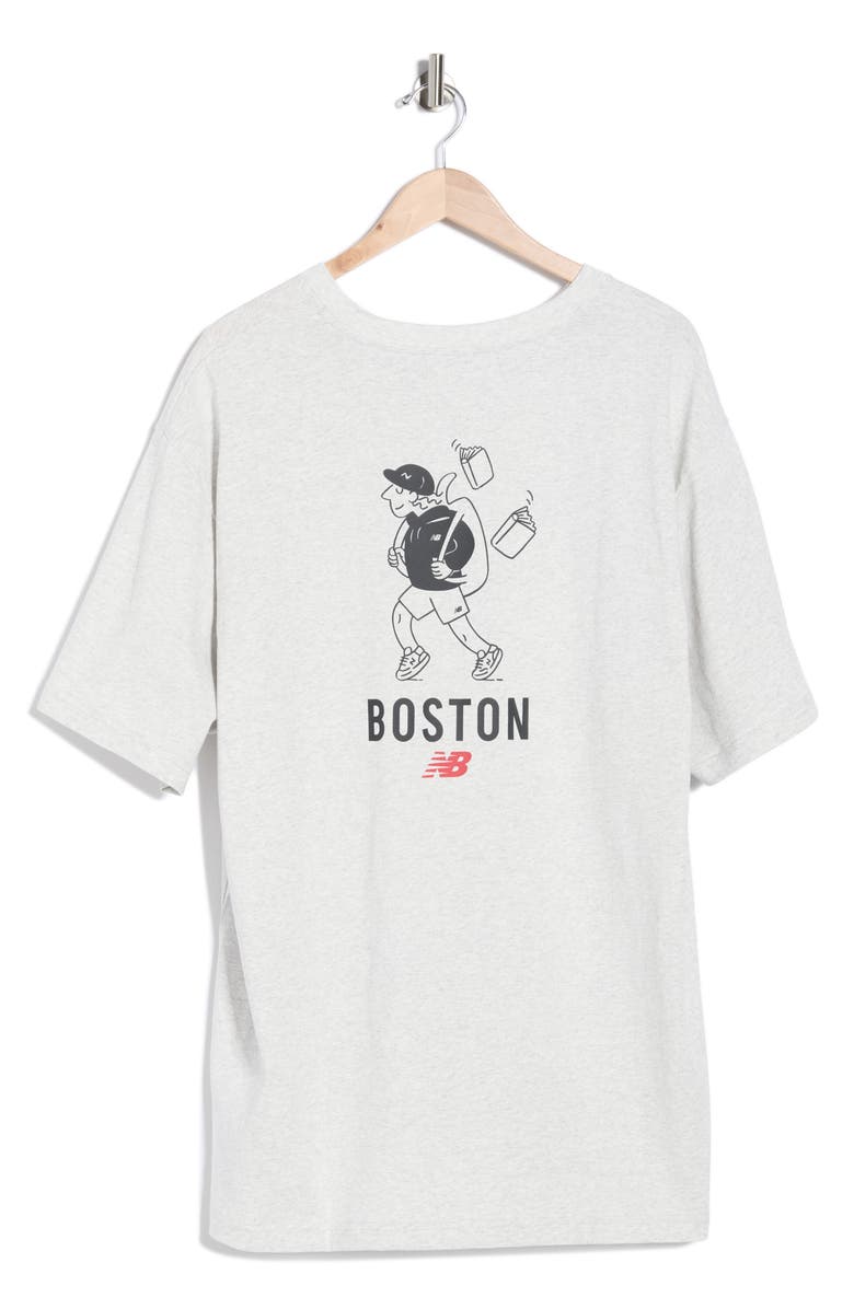 New Balance Boston Character Graphic T-Shirt, Alternate, color, Ash Heather