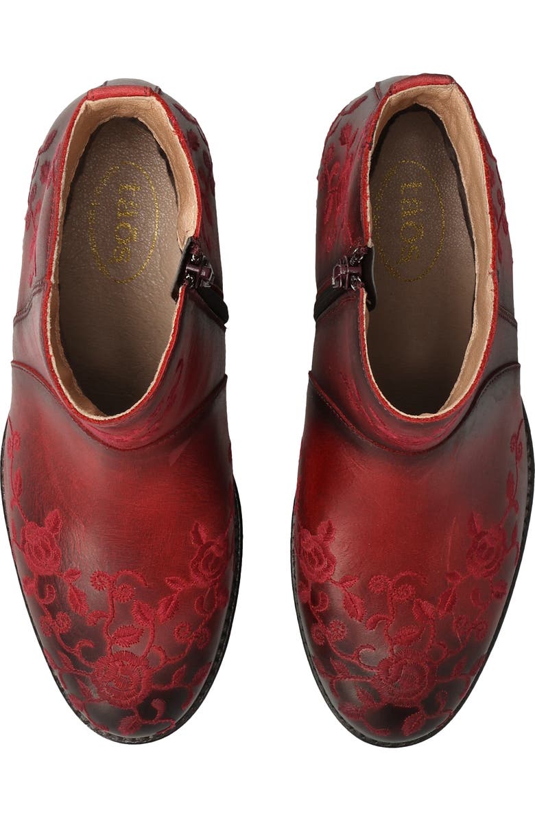 Taos Privilege Bootie, Alternate, color, Red