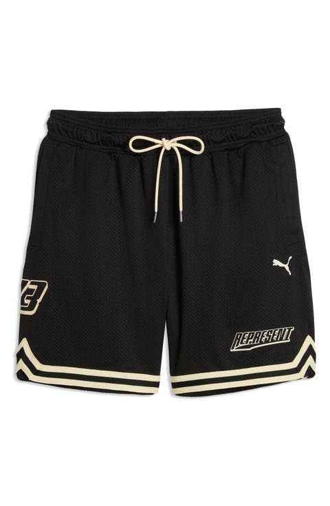 x Represent Mesh Drawstring Basketball Shorts