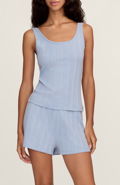 Pima Cotton Pointelle Tank