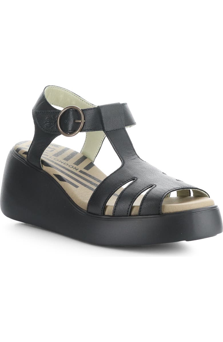Fly London Duma Platform Wedge Sandal, Main, color,