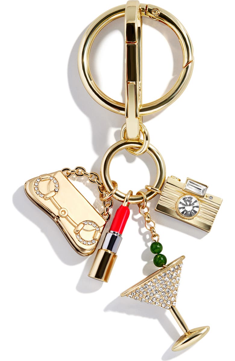 BaubleBar Sip, Slay & Sparkle Bag Charm, Main, color,