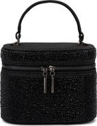 Olga Berg Beckie Crystal Top Handle Vanity Case