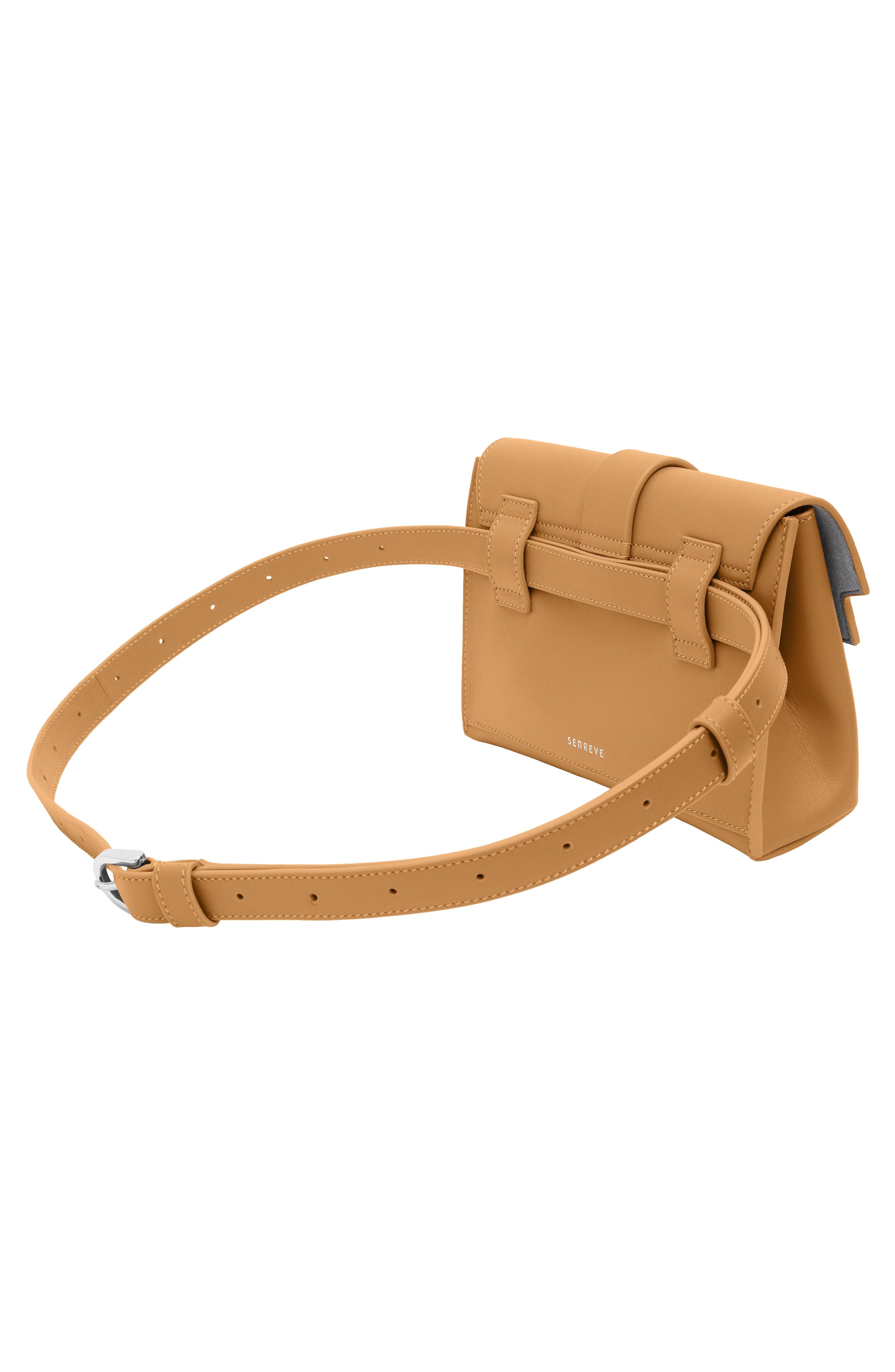 SENREVE Aria Belt Bag Vegan Cactus Leather 5-Way Convertible Handbag, Alternate, color, 