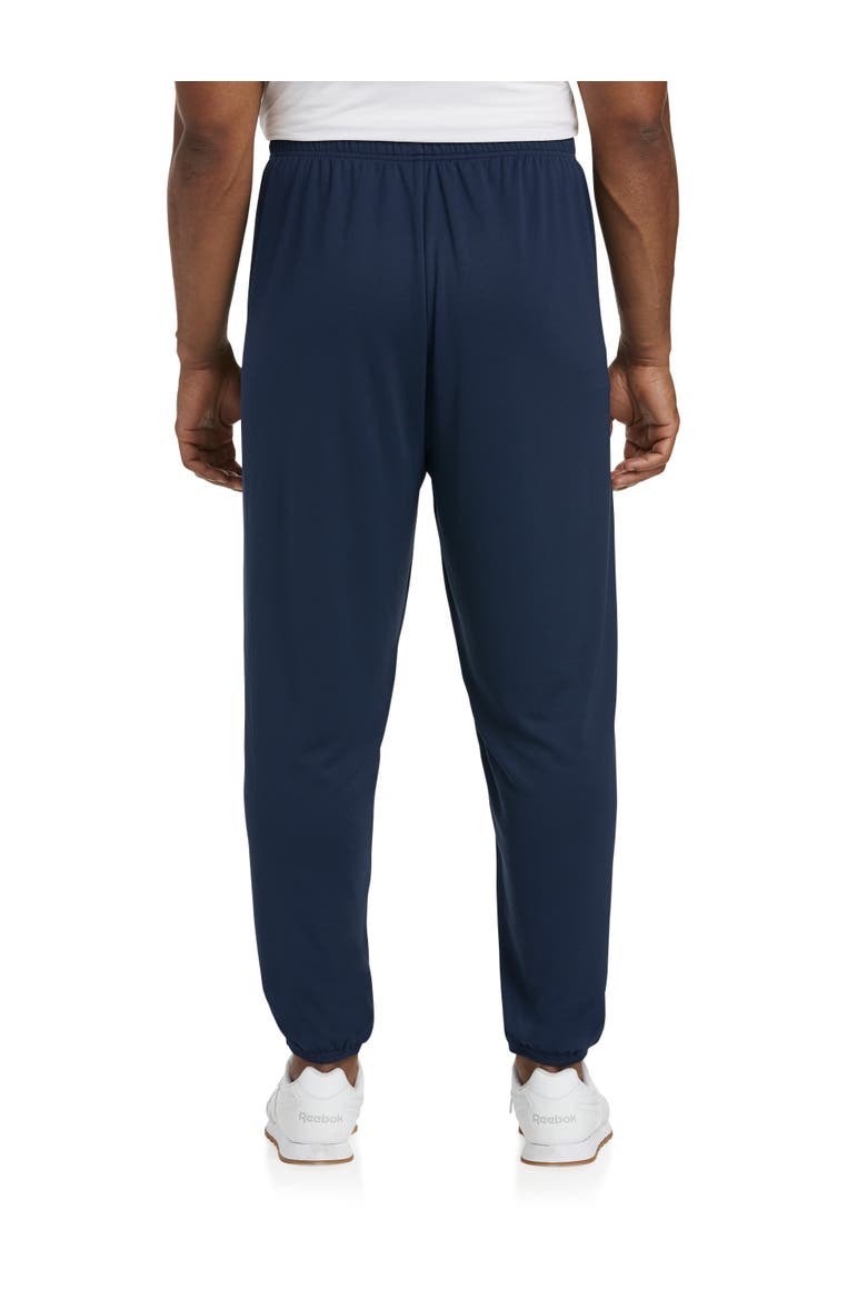 Performance Jersey Elastic-Hem Tech Pants, Alternate, color, NAVY