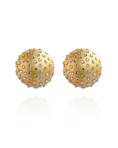 Gaia Jet Midi Earrings