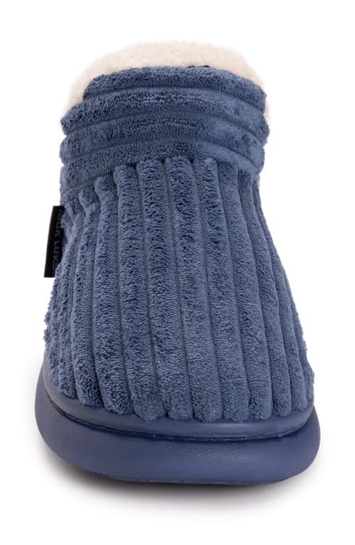 Muk Luks Aveline Slipper Bootie In Blue
