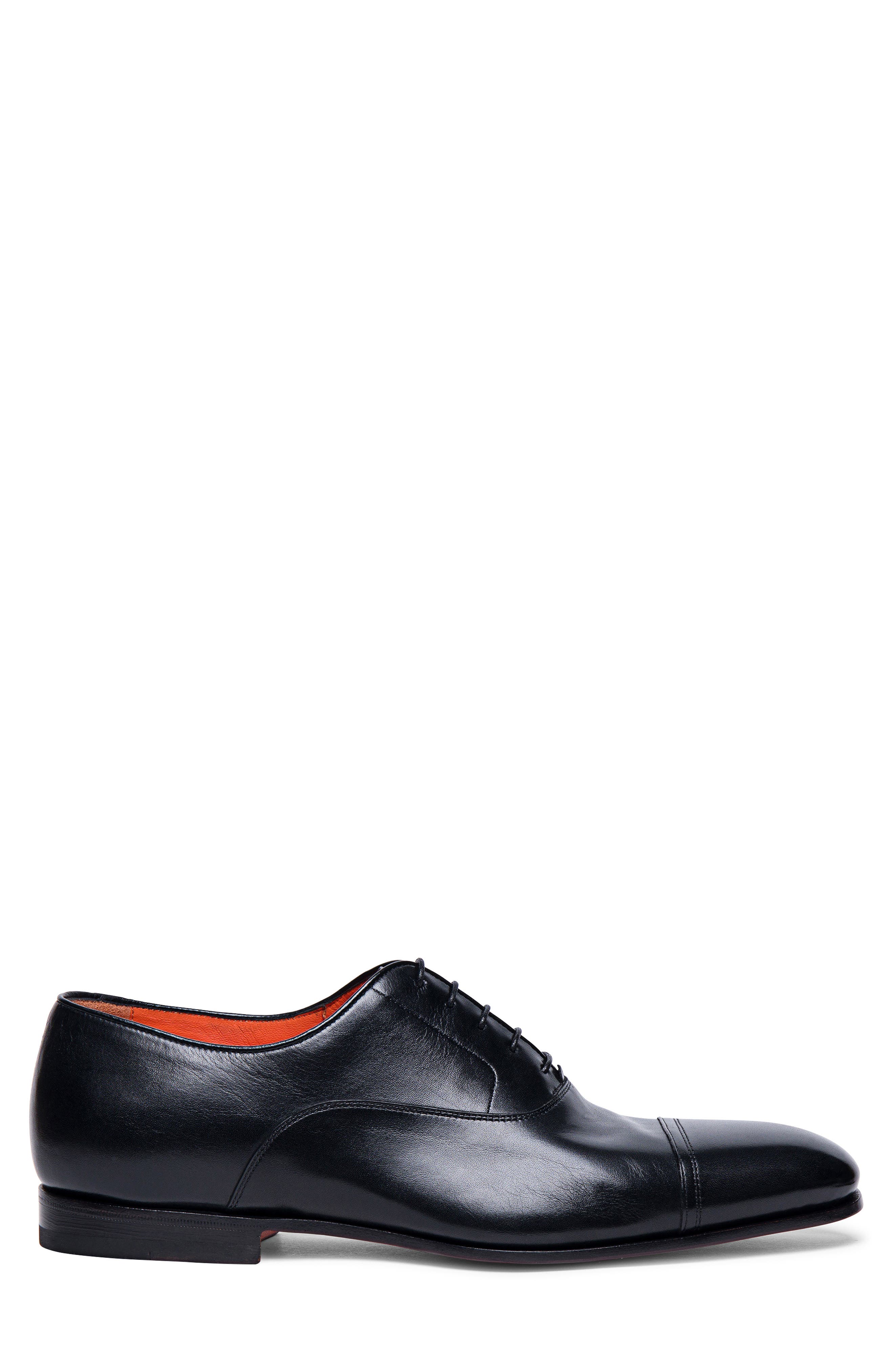 Santoni Dole Cap Toe Oxford, Alternate, color, 
