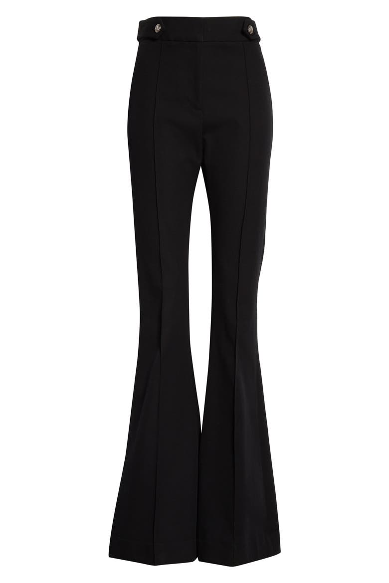 Elsbury Flare Pants, Alternate, color, BLACK