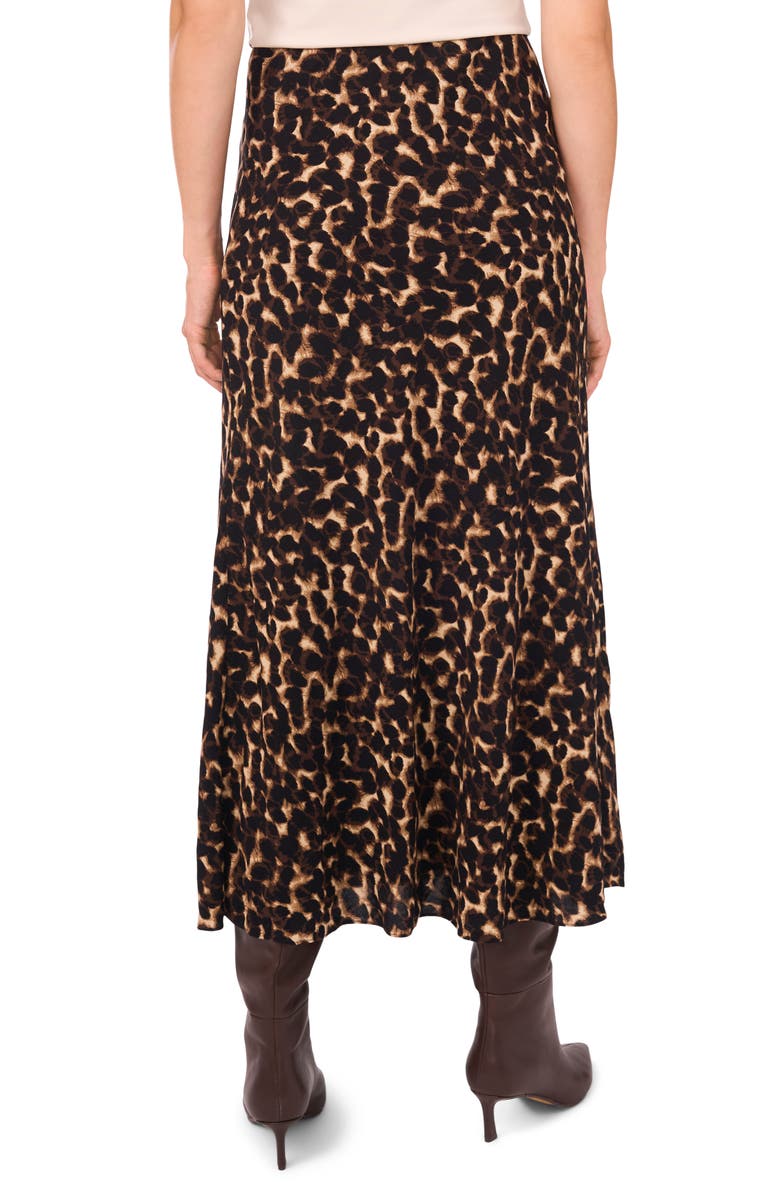 Halogen<sup>®</sup> Leopard Print Brushed Pull-On Maxi Skirt, Alternate, color, 