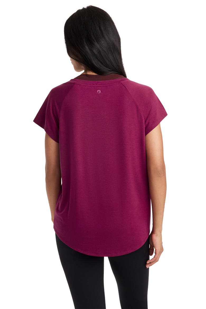 Women's EverActive Oversized Tee, Alternate, color, Berry Frost