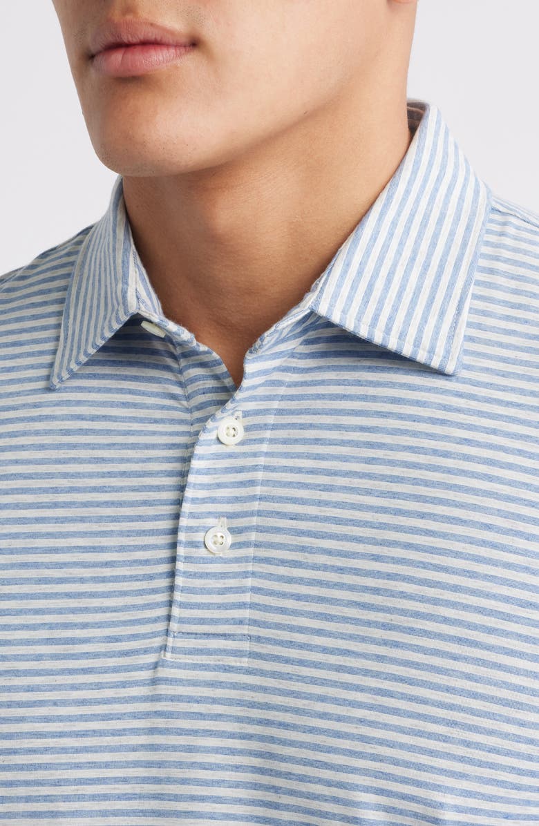 Faherty Movement Polo, Alternate, color, Long Valley Stripe