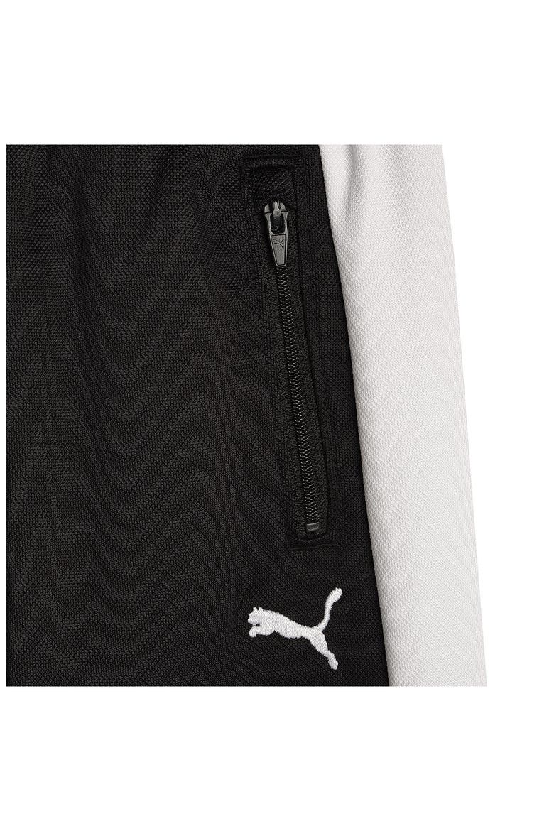Kids' T7 Foundations Straight Leg Piqué Track Pants, Alternate, color, BLACK