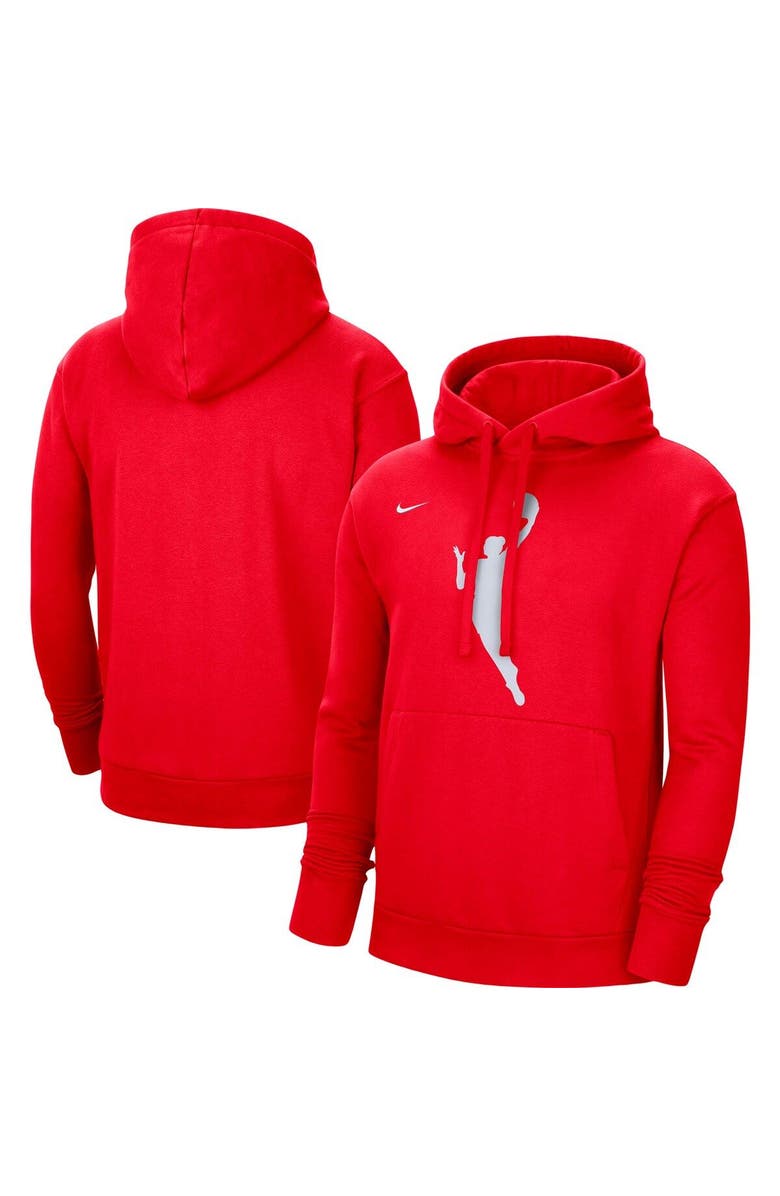 Nike Unisex Nike Red WNBA Logowoman Team 13 Pullover Hoodie, Main, color, 