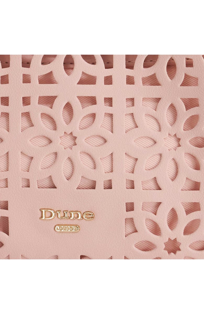 Dune London Diddydelaser Faux Leather Top Handle Bag, Alternate, color, Blush