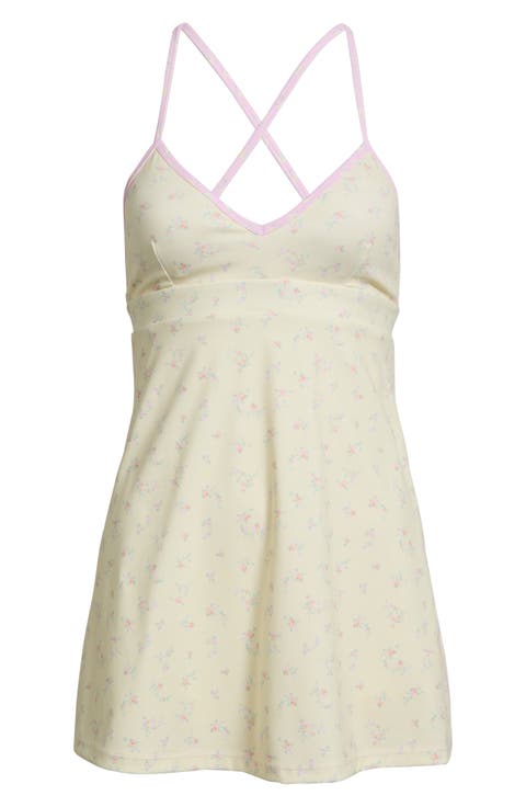 Lashinda Floral Minidress with Shorts Lining