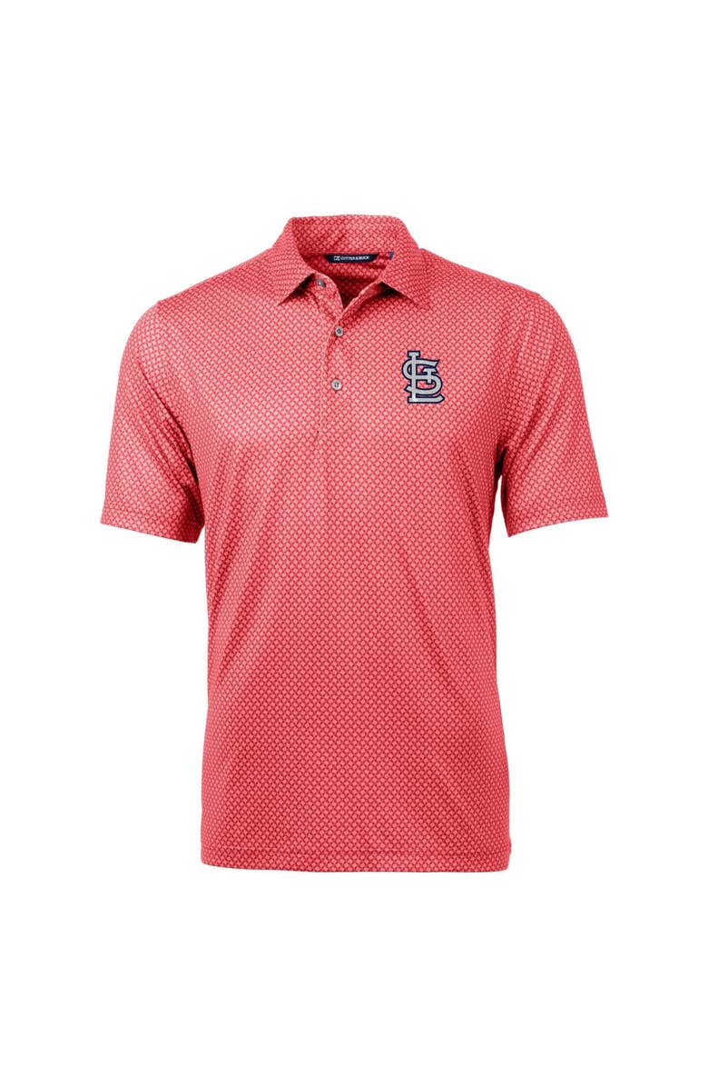 Cutter & Buck Men's Cutter & Buck Cardinal St. Louis Cardinals Pike Banner Print Polo, Alternate, color, 