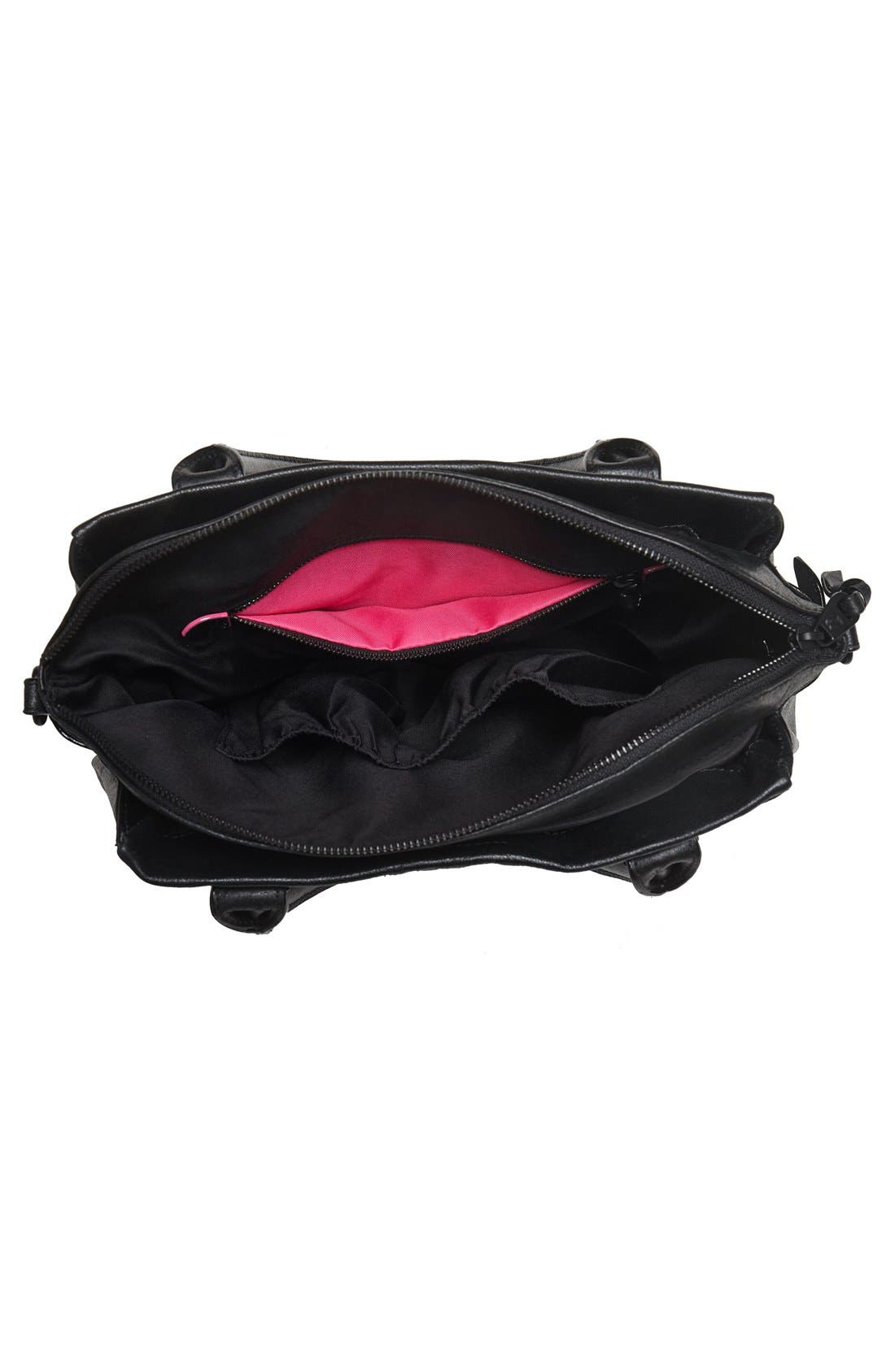'Isabel' Satchel, Alternate, color, BLACK JAKARTA