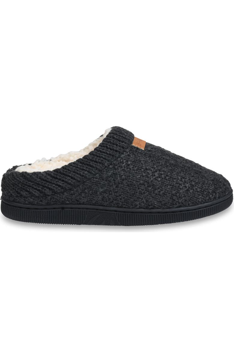 GAAHUU Textured Knit Faux Shearling Lined Slipper, Alternate, color,