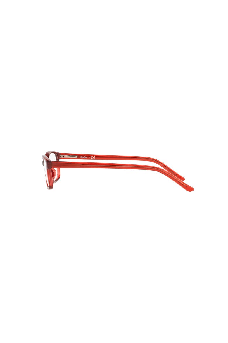 51mm Rectangle optical glasses, Alternate, color, Red