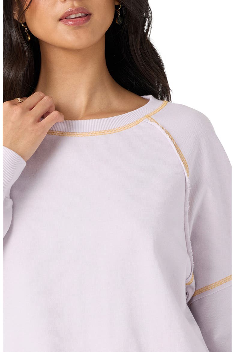 Inside Out Fleece Sweatshirt, Alternate, color, LAVENDER BLUE