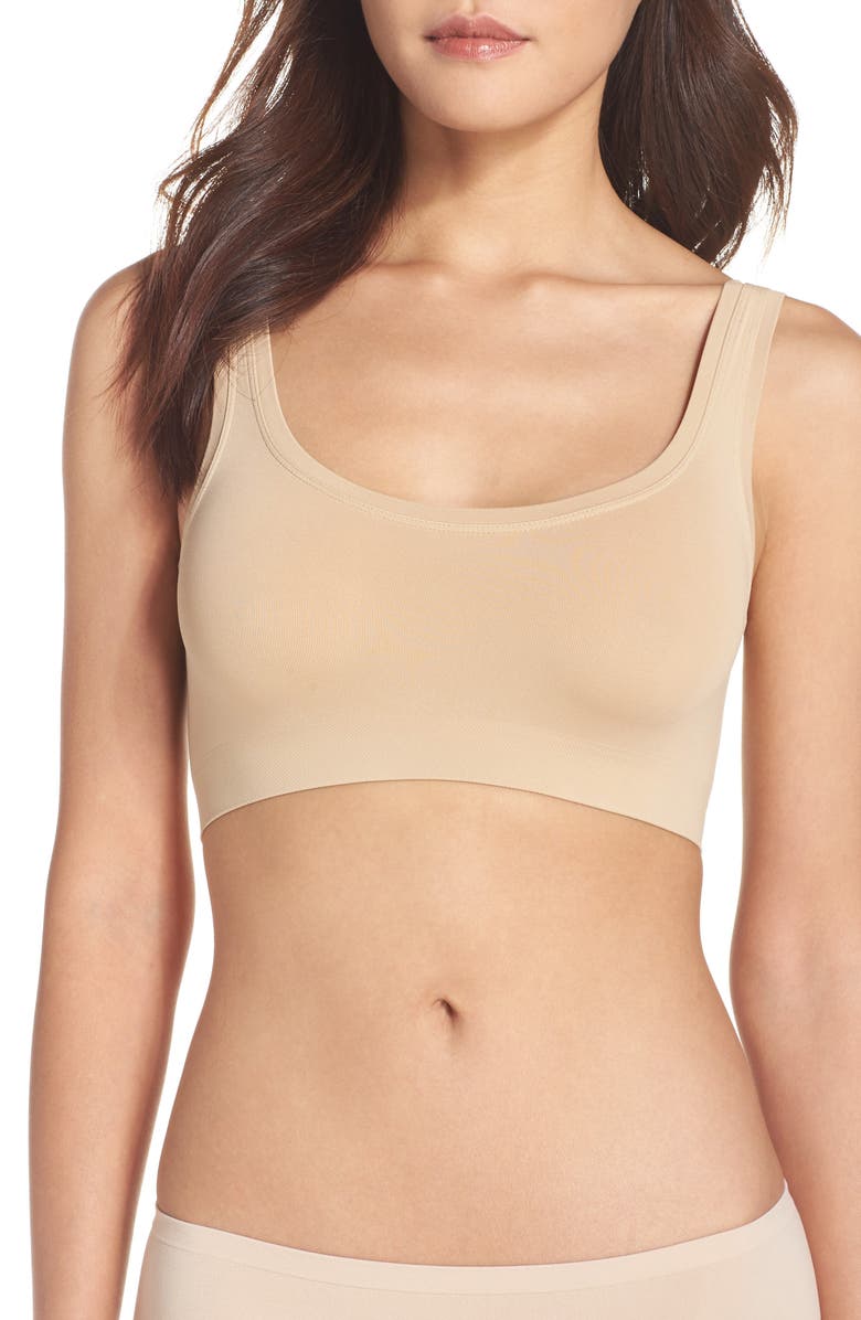 Hanro Touch Feeling Sports Bra, Main, color, Beige