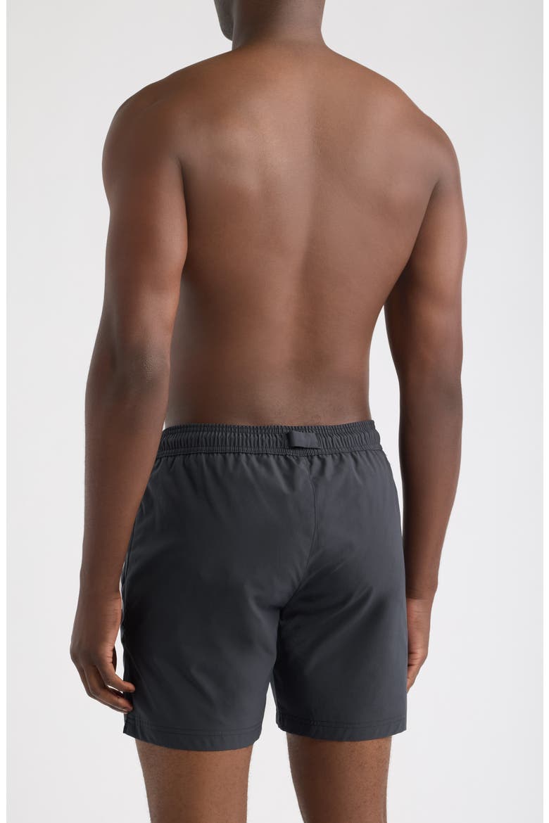 Flux Swim Trunks, Alternate, color, BLACK