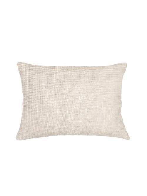 Anaya So Soft Linen Pillow With Down Alternative Insert In Natural Beige