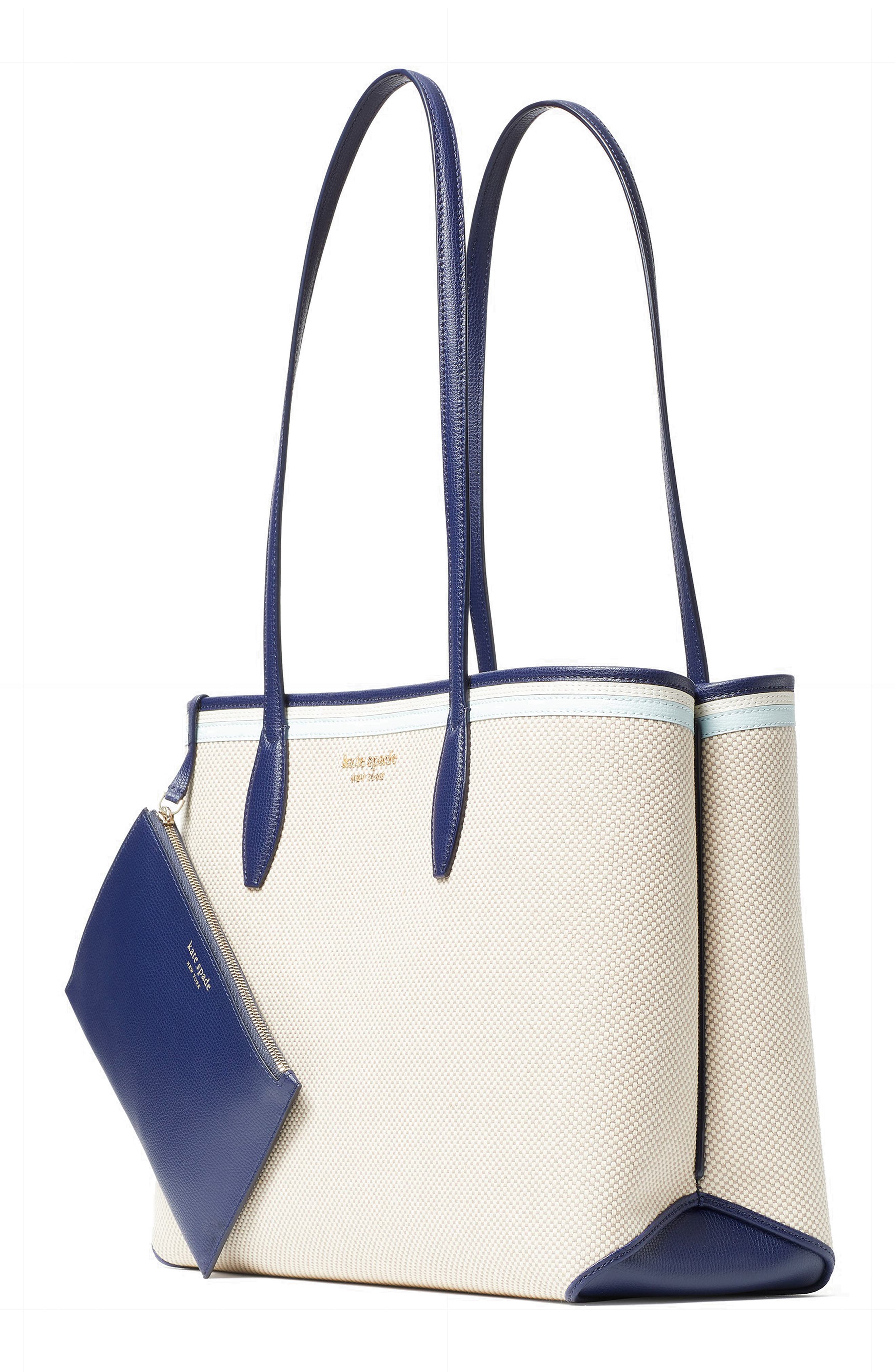 all day large rattan tote, Alternate, color, BLUE MULTI