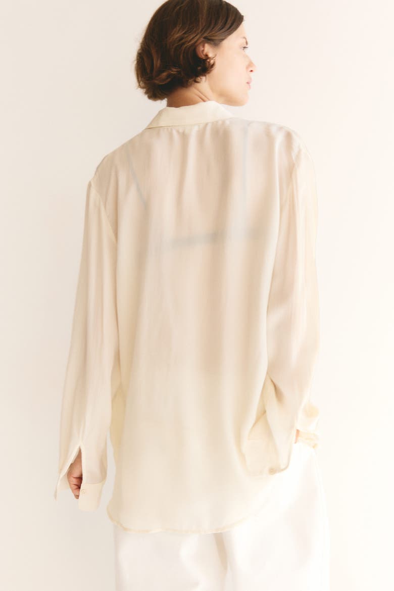 Viscose Shirt, Alternate, color, Light beige