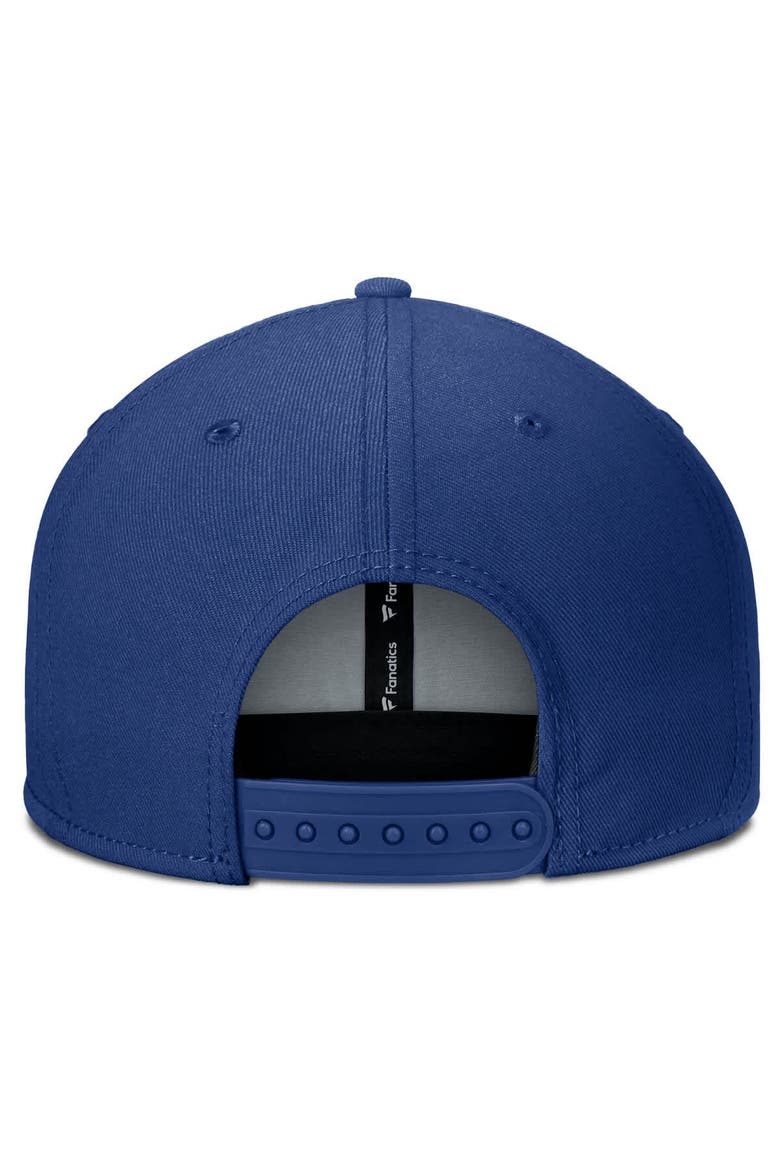 Men's Fanatics Blue Toronto Maple Leafs Fundamental Gino Stack Snapback Hat, Alternate, color, Blue