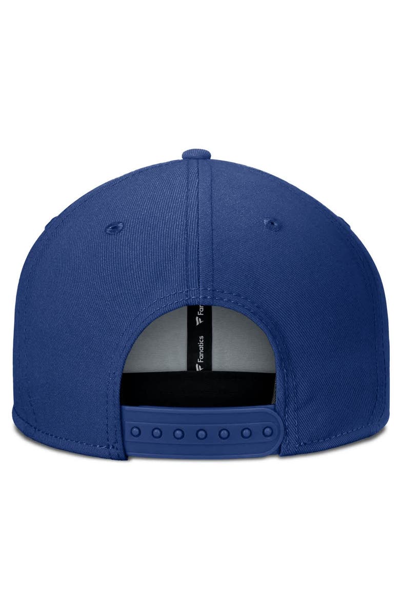 FANATICS Men's Fanatics Blue Toronto Maple Leafs Fundamental Gino Stack Snapback Hat, Alternate, color, Blue