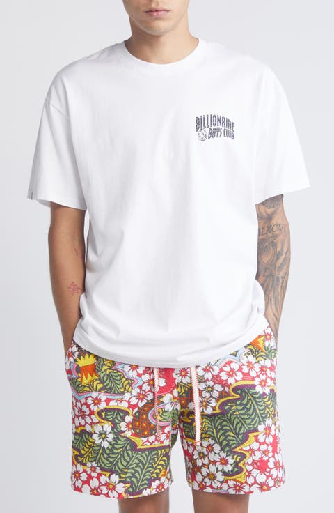 Small Arch Logo Cotton Graphic T-Shirt