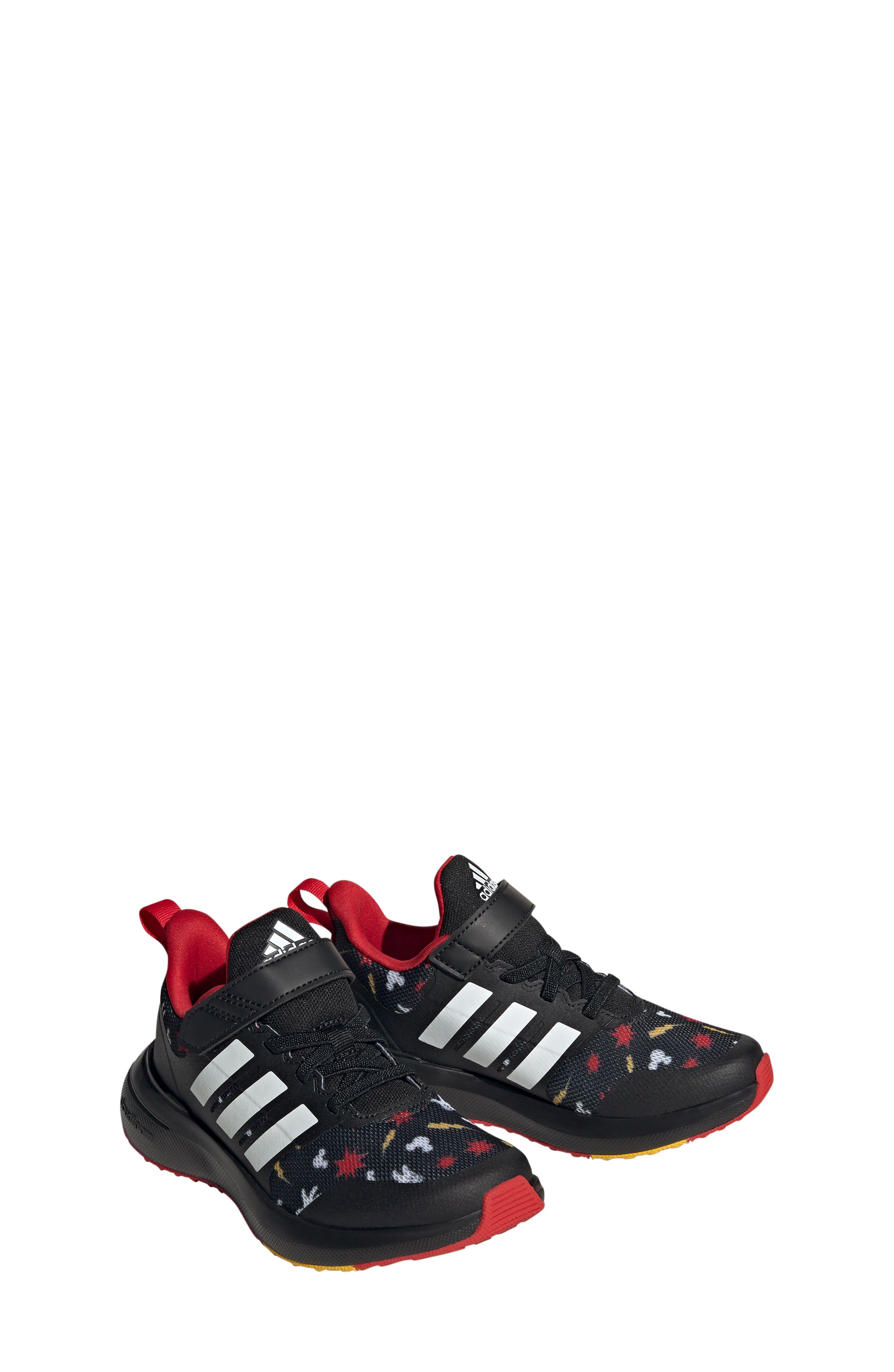 adidas Kids' Disney<sup>®</sup> Mickey Mouse FortaRun Running Shoe, Main, color, 